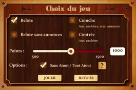 Game screenshot Belote & Coinche LITE apk