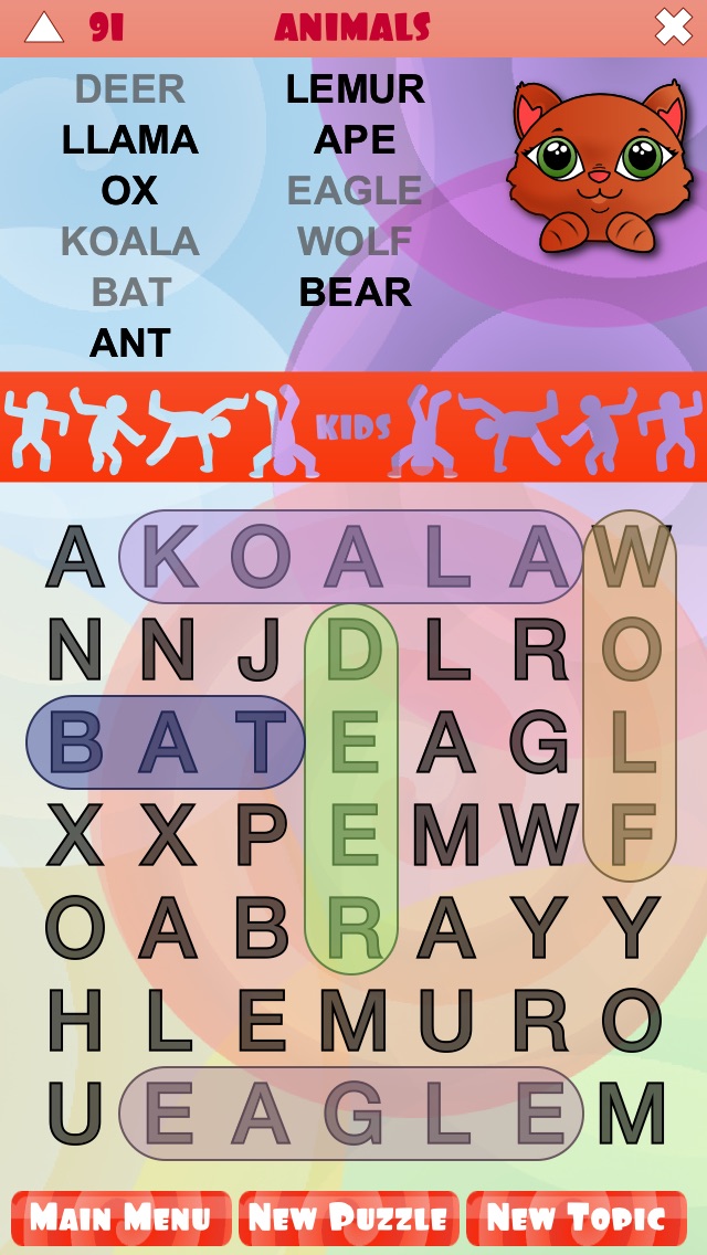 WordSearch Kidsのおすすめ画像2