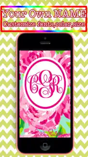 monogram pro - customize design beautiful home screen & lock screen background wallpaper iphone screenshot 2