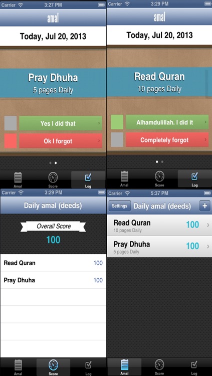 Muslim Prayer Time Reminder.Daily Amal (deeds) Reminder.