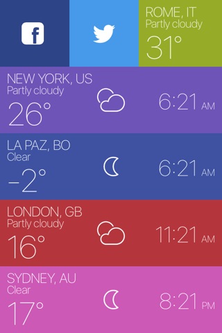 Sunny - Meteo e fuso orario screenshot 3