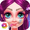 Beautiful Girl Face Paint - Pretty Princess Fantasy Makeup/Fashion Design Salon
