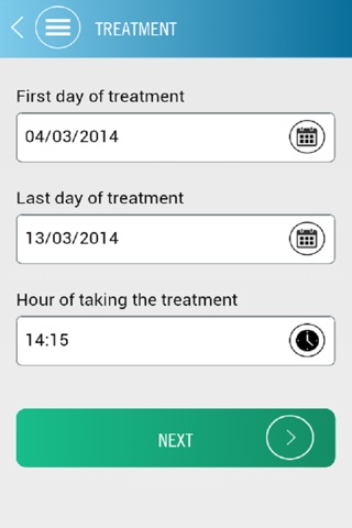 Sintromedical Diary screenshot 2