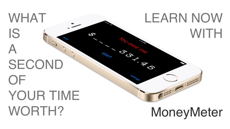 Money Meter - time and rate your income! Motivation, analysis and time management tool, including a rate timer and converter.