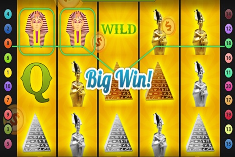 Pyramids Of Gold Multi Room Slot Machine screenshot 2
