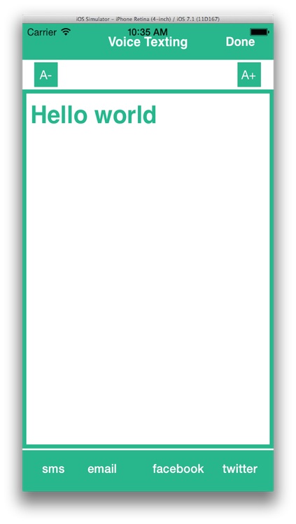 Voice Texting