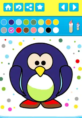 Game screenshot Penguin Coloring Book For Kids - My Eskimo Village Club apk