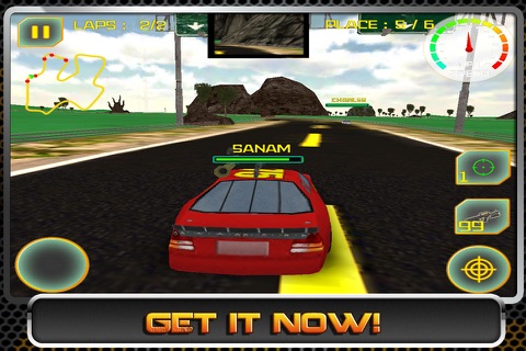 3D RAGING METAL - Stock Car Street Racing Games screenshot 3