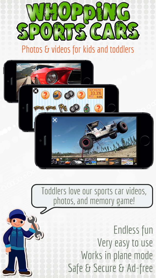 How to cancel & delete Whopping Sports Cars — The photo and video app for kids and toddlers from iphone & ipad 1