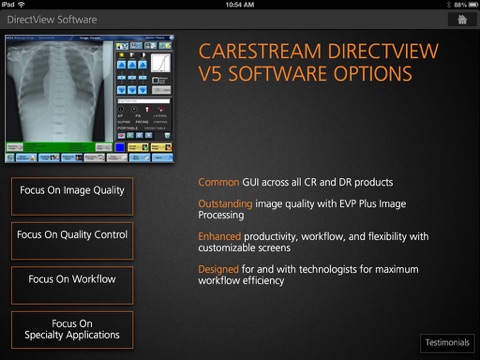 Carestream XRS screenshot 2