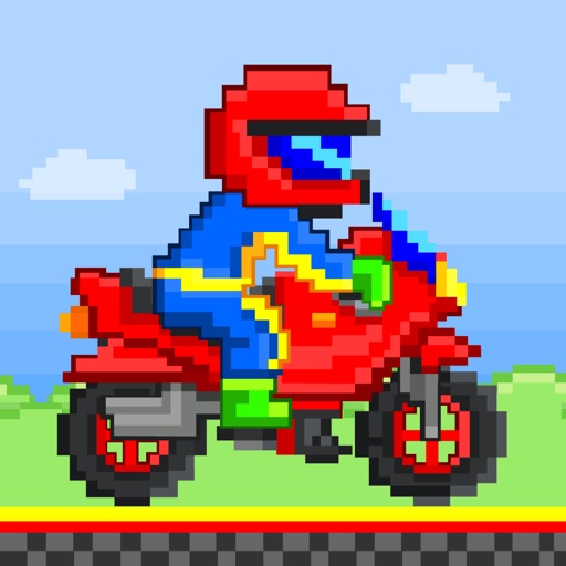 Moto Racers - Free 8-bit Retro Pixel Games iOS App
