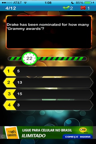 Celebrity Fan Quiz - Drake edition screenshot 4