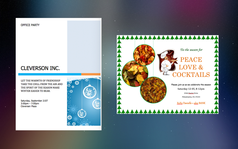 Invitation and Card for Pages - Templates Design by Liu thumbnail 4