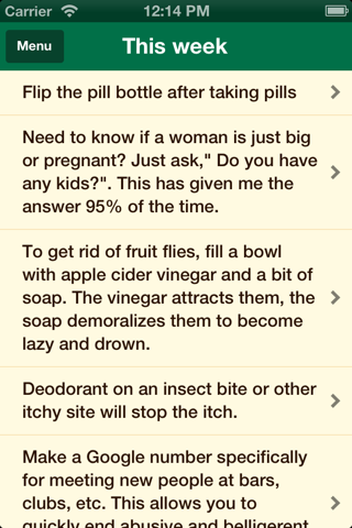 Life Hacks - everyday tips and tricks screenshot 2