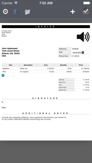 PDF Invoice Generator : Quick and Easy invoicing template app for the mobile freelancersのおすすめ画像2