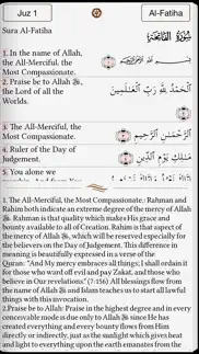 quran commentary - english tafsir uthmani iphone screenshot 1