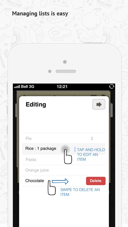 Buy Me a Pie! Classic - Grocery Shopping List screenshot-4
