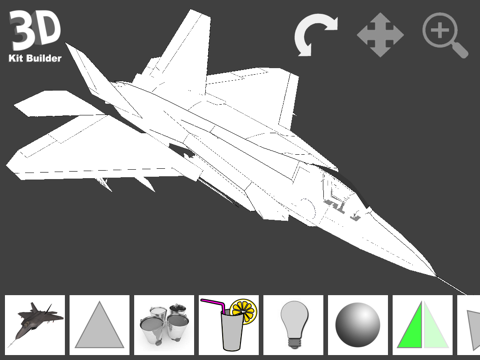 3D Kit Builder (Fighter Jet)のおすすめ画像3