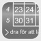 Skapar en bild av en kalender till låsskärmen