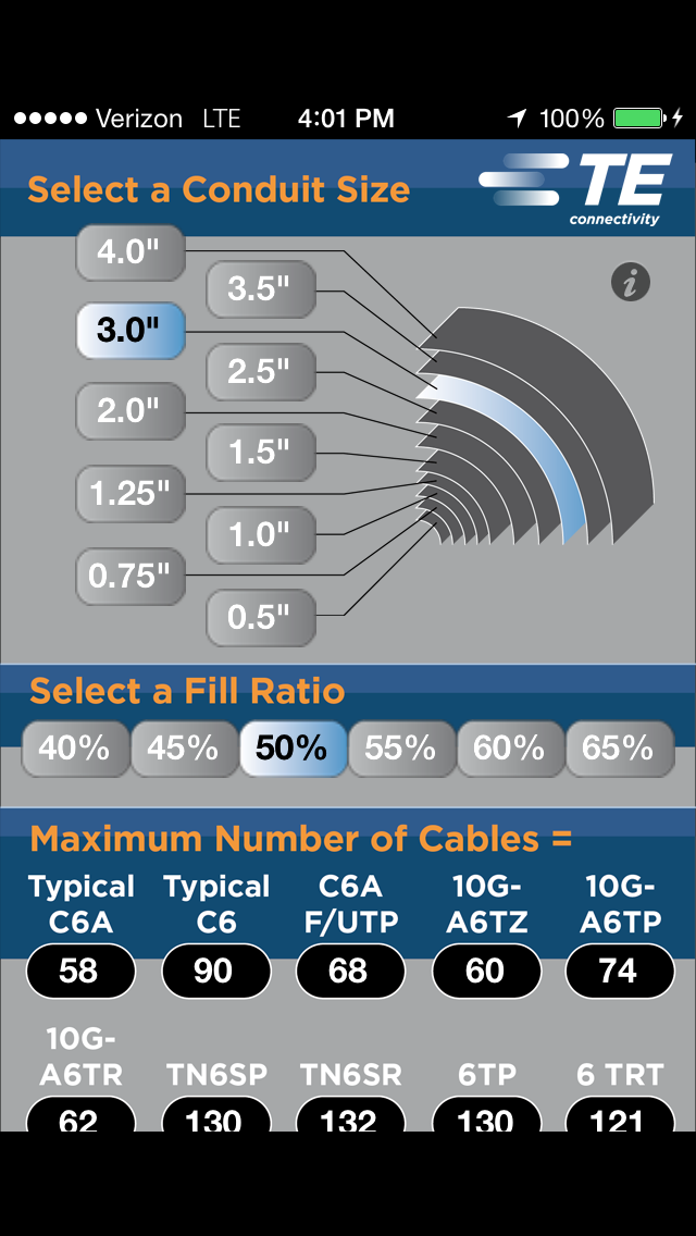 Conduit Fill Capacity Calculator