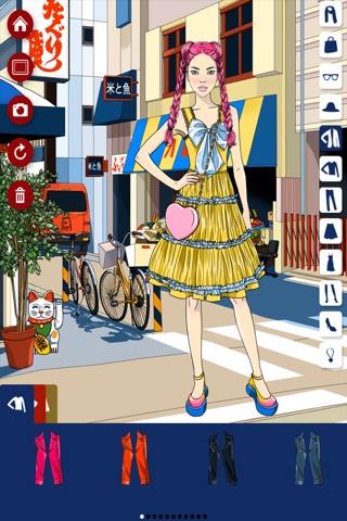 Walks in Tokyo - Dress Up and Make Up game for girls screenshot 4