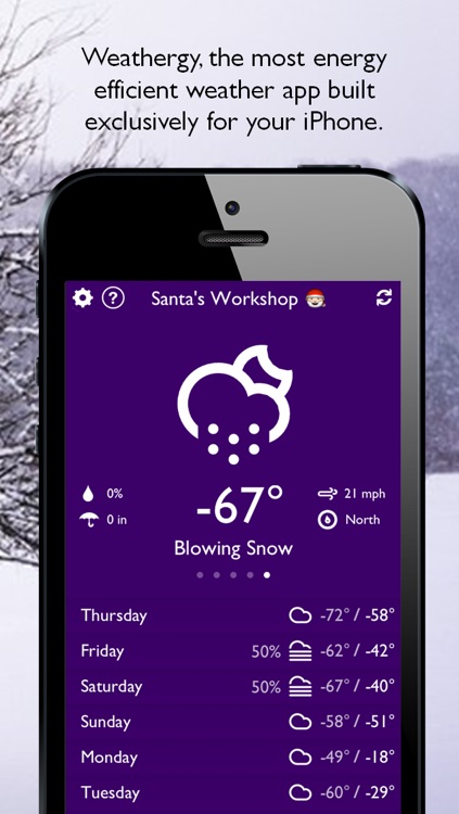 Weathergy – Free Weather & Clock screenshot-4