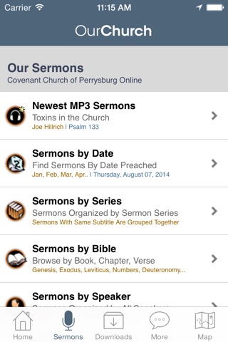 Covenant Church of Perrysburg screenshot 2