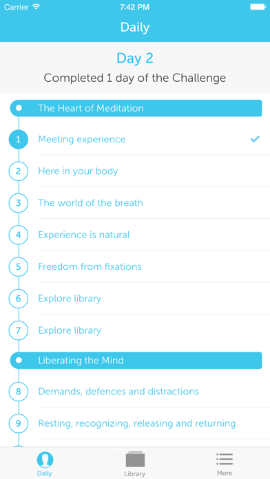 One Month Meditation Challengeのおすすめ画像1