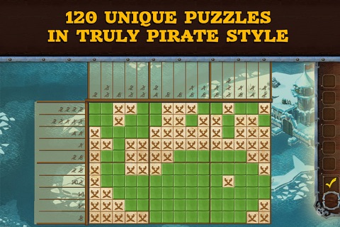 Fill and Cross. Pirate Riddles Free screenshot 3