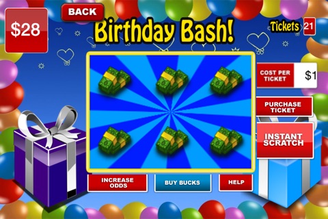 Birthday Party Scratch Off screenshot 2