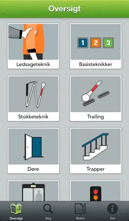 Game screenshot O&M-teknik – en guide til instruktører i Orientering og Mobility mod apk