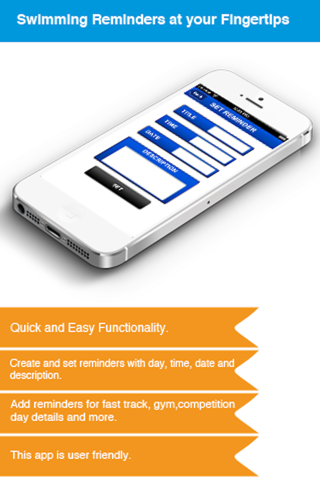 Swimming Reminder App - - Timetable Activity Schedule Reminders-Sport screenshot 3