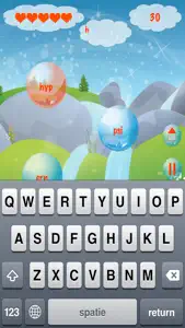 Bubble Bath Typing Free screenshot #2 for iPhone