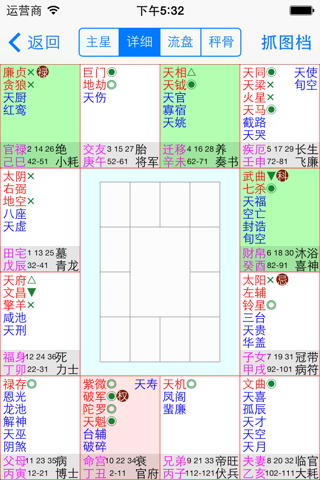 紫微排盤(支援真太陽時間) screenshot 2