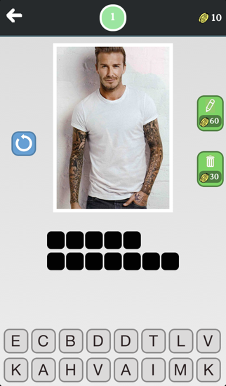 Screenshot #1 pour Football, devinez le joueur de Foot, Photo Quiz