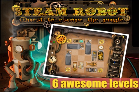 SteamPunk Robot PRO - Quest to escape the factory puzzle screenshot 3