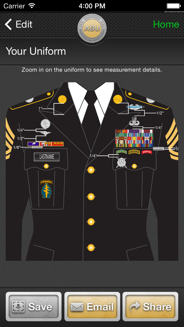 iUniform ASU - Builds Your Army Service Uniformのおすすめ画像3