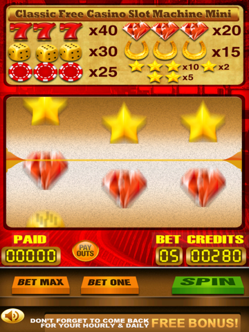 Screenshot #6 pour Classique jeu de machine à sous : Classic Casino Slot Machine Mini Pro jeux with gratuit Bonus pour iPhone, iPad, et iPod touch