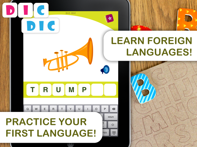 ‎Dic-Dic. Multilingual dictation to practise spelling, writing and sound-letter matching Screenshot