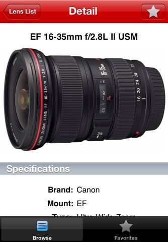 Canon Lens Buddy - Lenses for DSLR Cameras screenshot 3