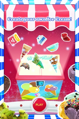 An ice cream maker game HD-make ice cream cones with flavours & toppings screenshot 4