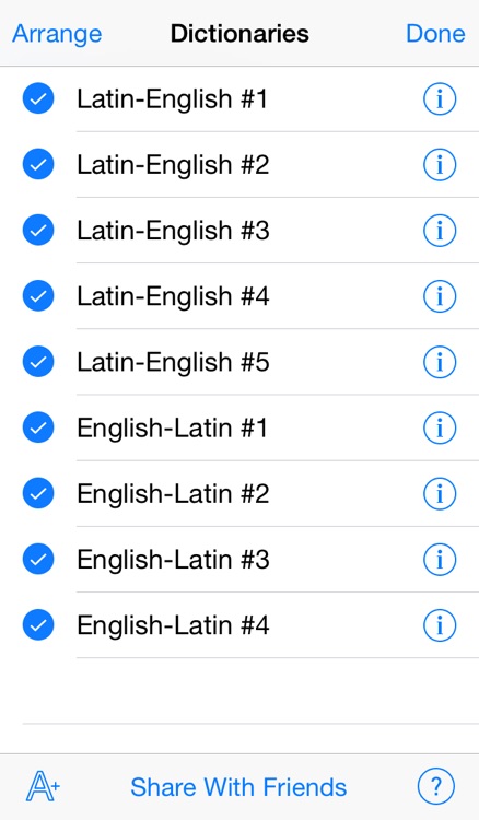 QuickDict Latin-English screenshot-4