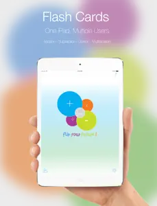 Flip The Future - Math Flash Cards App, Practice Math, Addition, Subtraction, Multiplication, Division screenshot #2 for iPad