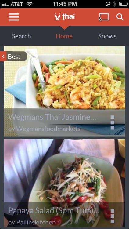 Thai recipes by Fawesome.tv