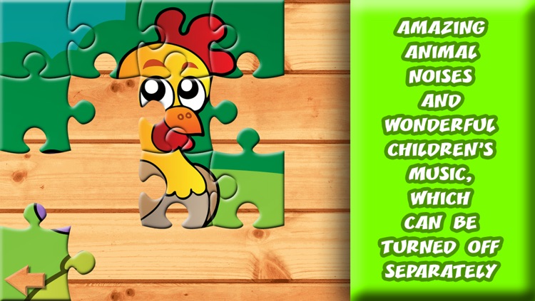 Fun Puzzle Games for Kids in HD: Barnyard Jigsaw Learning Game for Toddlers, Preschoolers and Young Children - Free screenshot-4