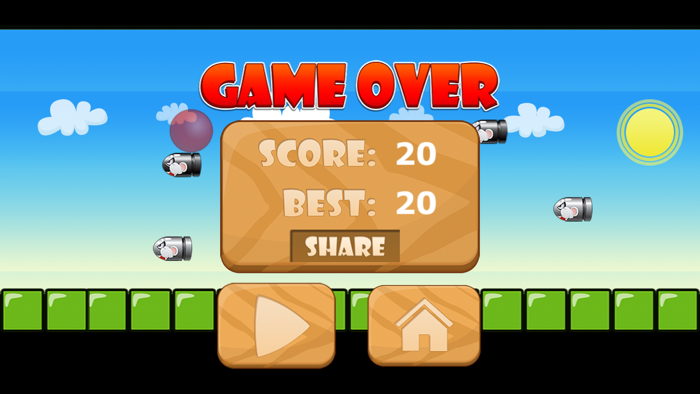 A Red Ball Bullet Escape - Avoid Bouncing Spikes