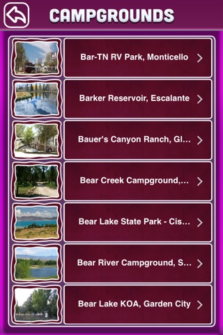 Utah Campgrounds Offline Guide screenshot 2