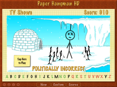Paper Hangman HD screenshot 3