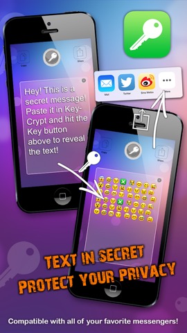 Key Crypt - Text in secret!のおすすめ画像1