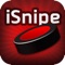 The iSnipe app is a training tool that will help hockey players improve their shot